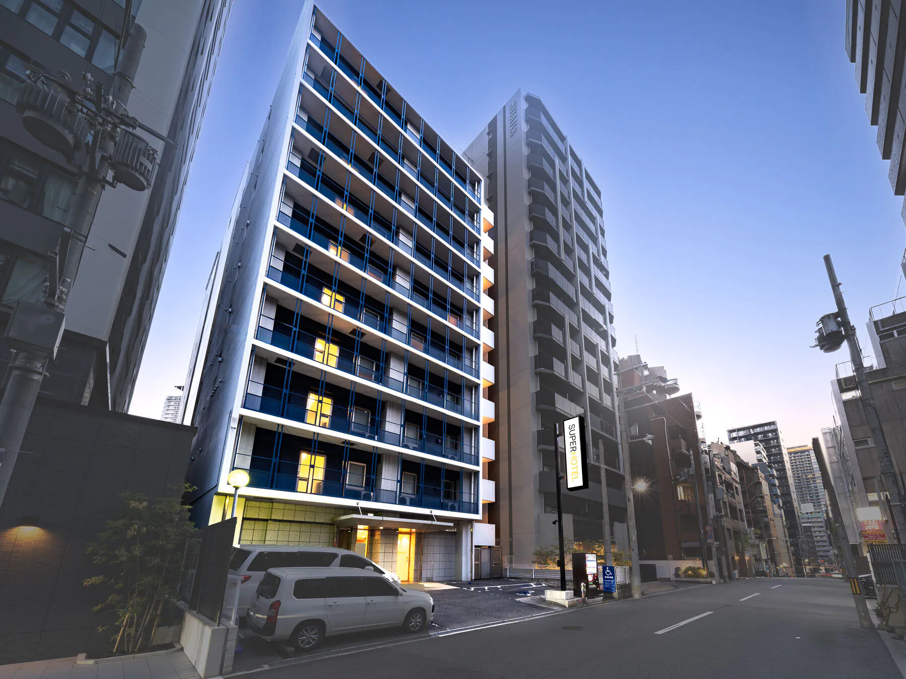 【ホテル情報】スーパーホテル地下鉄谷町四丁目6号口