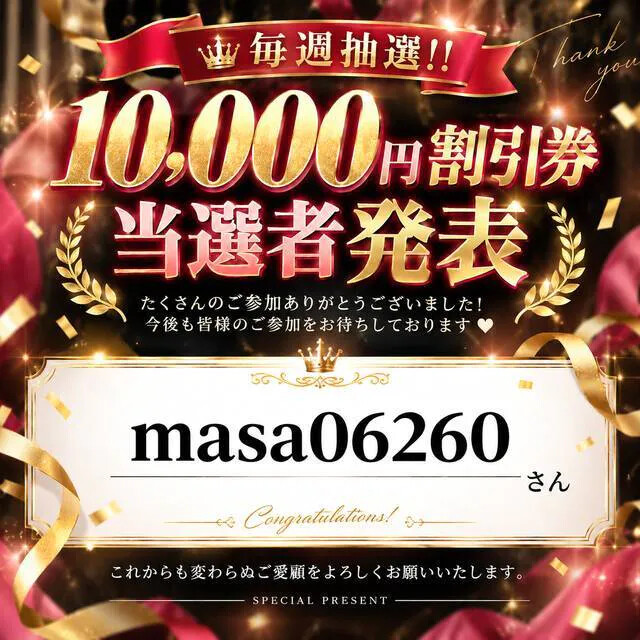 第1回当選者発表！